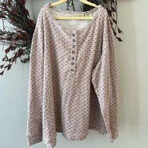 Cotton long sleeve shirt